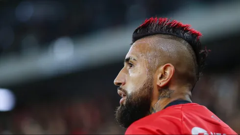 Arturo Vidal marcó un golazo en Athletico PR, pero fue anulado increíblemente. 
