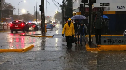 Lluvia en la capital
