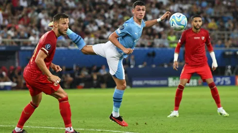 Rakitic habla del Manchester City tras caer con Sevilla en la final de la Supercopa de Europa.
