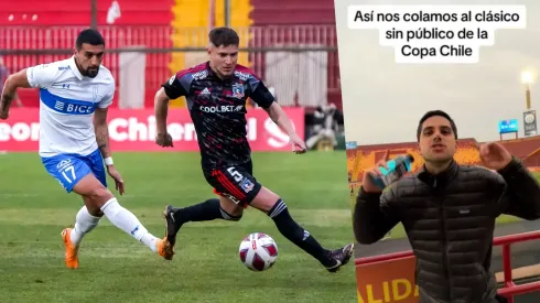 Un par de hinchas ingresaron a la mala al Santa Laura.
