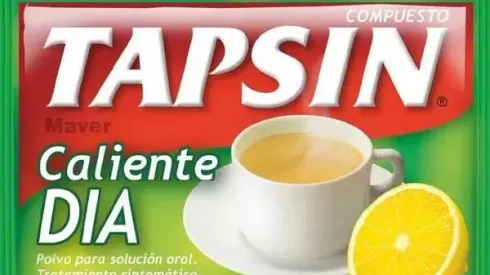 A picture of the original Tapsin sold at a pharmacy.