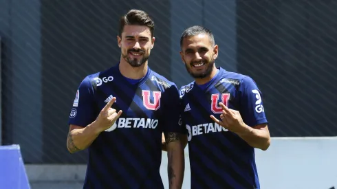 Juan Pablo Gómez y Federico Mateos fueron los primeros refuerzos de la U de cara a la temporada 2023.
