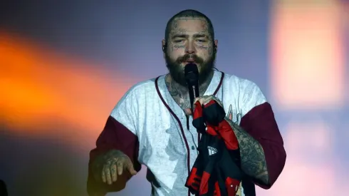 RIO DE JANEIRO, BRAZIL – SEPTEMBER 03: Post Malone performs at the Mundo Stage during the Rock in Rio Festival at Cidade do Rock on September 3, 2022 in Rio de Janeiro, Brazil. (Photo by Wagner Meier/Getty Images)
