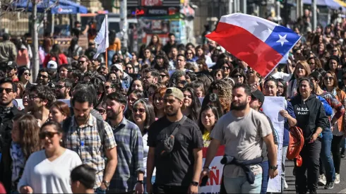 Marcha de profesores hasta la Seremi de Educación de Viña del Mar 29/08/2023
