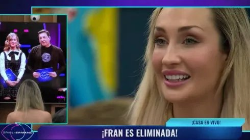 Fran se convirtió en la nueva eliminada de la competencia. 
