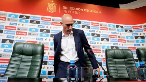 Luis Rubiales, suspendido presidente de la Federación de España.
