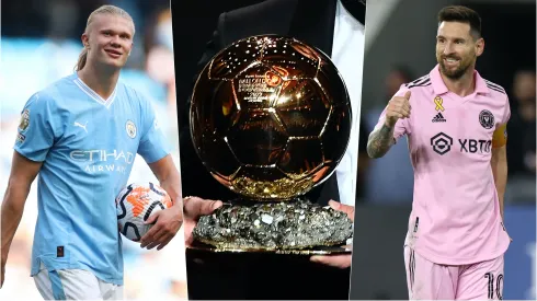 Erling Haaland y Lionel Messi son los grandes candidatos a quedarse con el Balón de Oro 2023.
