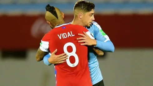 Vidal y Valverde jugando por Eliminatorias
