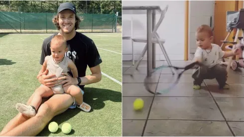 Nicolás Jarry está tranquilo pues a su hijo Juan le gusta el tenis.
