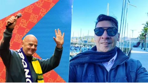 Infantino mostró cercanía con Pablo Contreras
