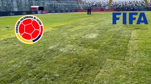 El estado del césped del Estadio Monumental genera repudio en Colombia previo a jugar con Chile. 
