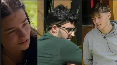 Hans, Alessia y Jorge analizan a sus compañeros. 
