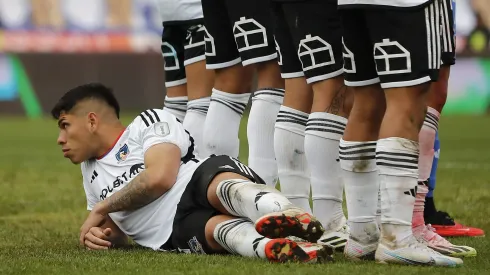 Carlos Palacios se mostró poco efusivo en el festejo de los goles de Colo Colo
