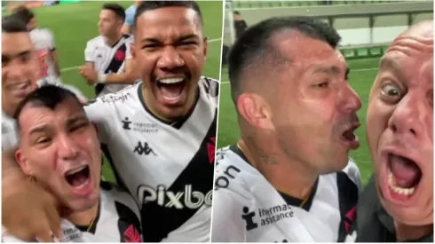 Gary Medel se volvió loco tras el agónico triunfo del Vasco
