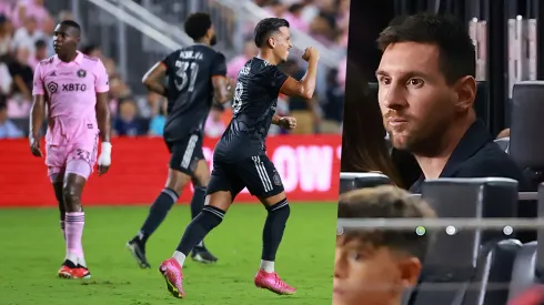 Messi vio desde la tribuna la derrota del Inter Miami.
