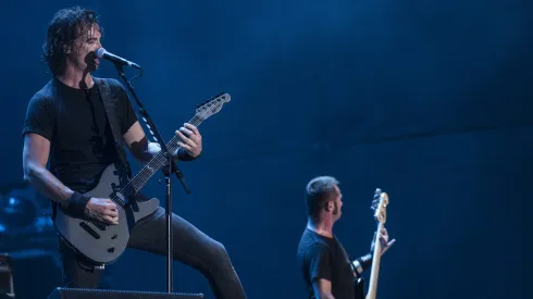 RIO DE JANEIRO, BRAZIL – SEPTEMBER 19: Jean-Michel Labadie and Joe Duplantier from Gojira perform at 2015 Rock in Rio on September 19, 2015 in Rio de Janeiro, Brazil. (Photo by Raphael Dias/Getty Images)
