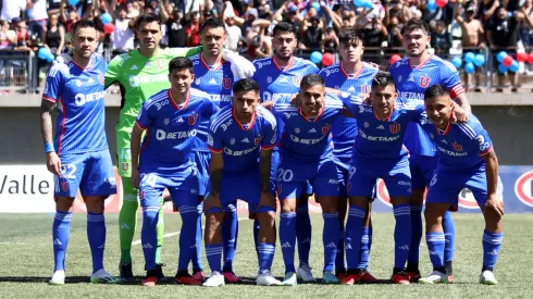 Formación de la U para el vital duelo contra Audax.
