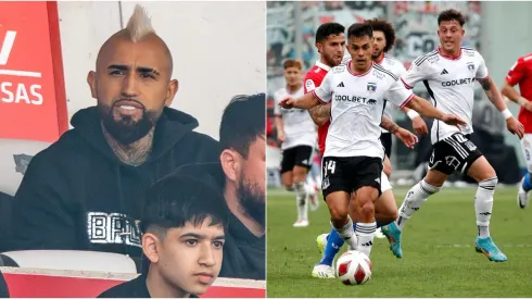 Arturo Vidal fue un hincha VIP en agónico triunfo clásico de Colo Colo.
