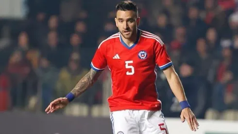 Matías Zaldivia con la camiseta de Chile

