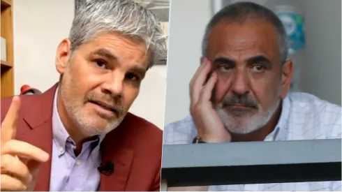 Juan Cristóbal Guarello se le fue con todo encima a Pablo Milad.
