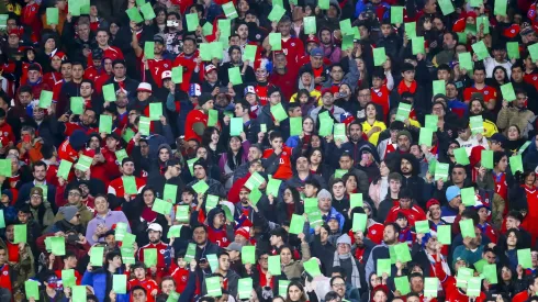 Spanish fans respect green cards.