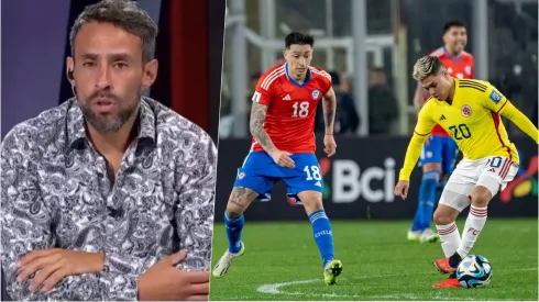 Jorge Valdivia le habló al mediocampo que tendrá Chile esta noche ante Perú.
