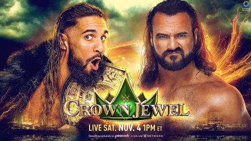 El combate entre Seth Rollins y Drew McIntyre es el primer confirmado de Crown Jewel 2023.
