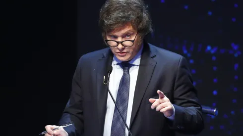 Candidato presidencial Javier Milei.
