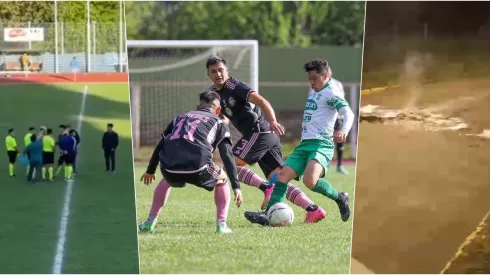 Partido de Ranco y Santiago City terminó con incidentes.

