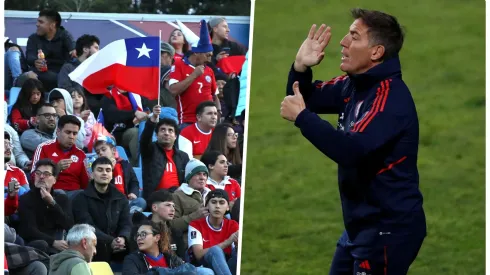 El entrenador de la Roja recibe fuertes pifias en Sausalito.
