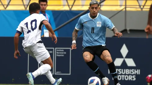 Rodrigo Piñeiro debutó con Uruguay en Santiago 2023.
