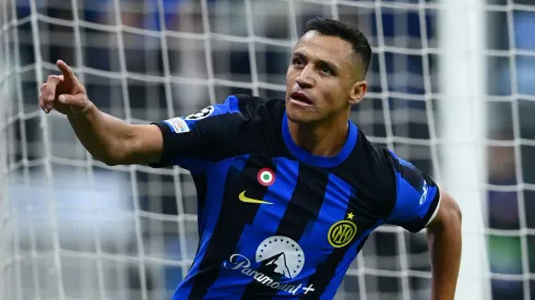 Alexis Sánchez marcó un golazo y volvió a celebrar con el Inter de Milán.
