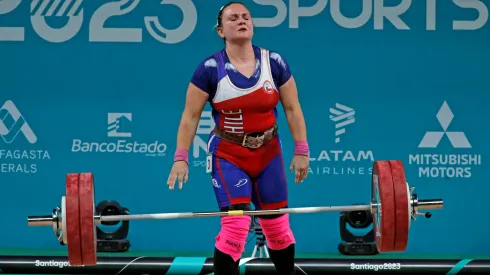 Fernanda Valdés no pudo revalidar su medalla en Santiago 2023.
