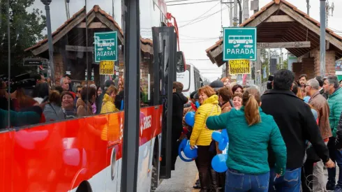 Este sábado comienza el primer recorrido de buses Red a Padre Hurtado.
