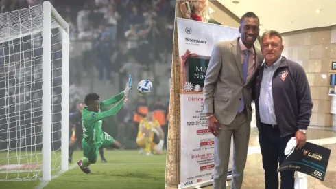 Domínguez, que atajó tres penales en la Copa Sudamericana, tuvo un cruce con Borghi hace un tiempo
