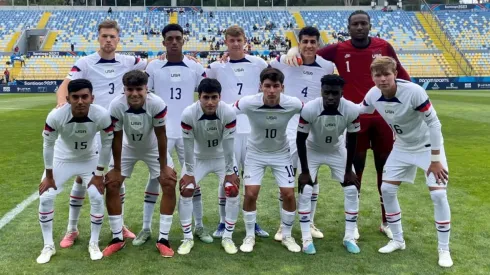 El equipo Sub 19 de Estados Unidos que busca medalla en Santiago 2023.
