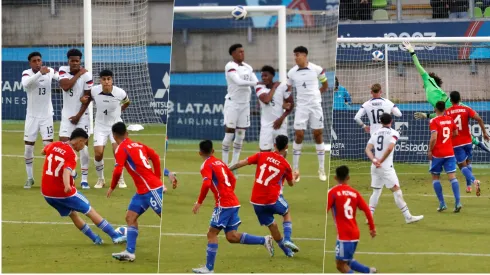 César Pérez metió un tiro libre precioso ante Estados Unidos en Valparaíso
