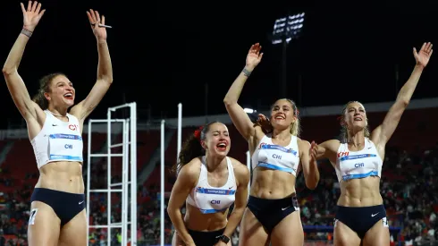 Martina Weil, Isidora Jiménez, Ina Montt y Anaís Hernández hacen historia en Santiago 2023.
