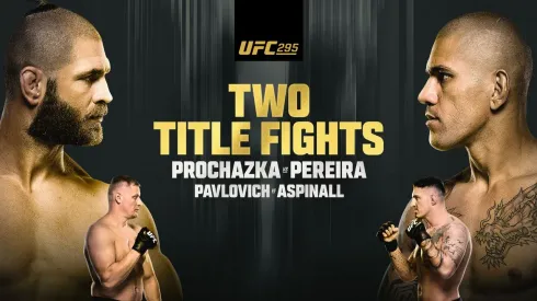 UFC 295 será protagonizado por Procházka, Pereira, Aspinall y Pavlovich.
