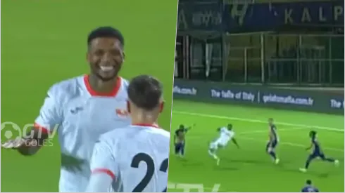 Junior Fernandes hizo un golazo de tijera.
