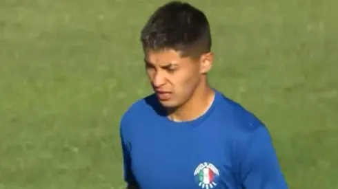 La indumentaria improvisada de Audax Italiano.
