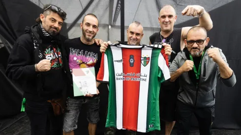 Ska-P recibió camisetas de Palestino
