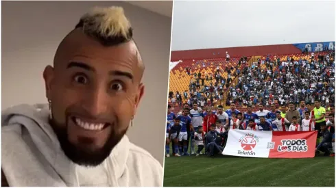 Arturo Vidal se burló de los hinchas de la UC
