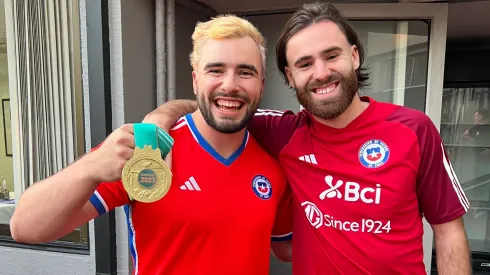 Lucas Nervi y Ben Brereton se juntaron
