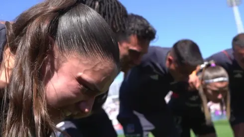 La arenga de Colo Colo antes de derrotar a la U.
