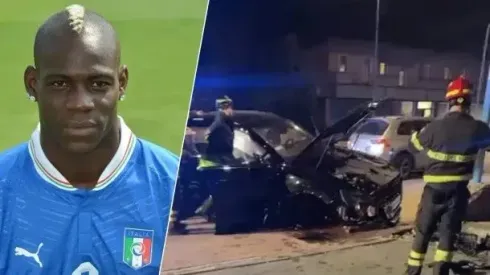 Balotelli protagoniza brutal accidente y se niega a la alcoholemia