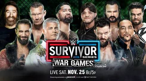 El combate estilo "War Games Match" masculino de Survivor Series es una de las principales atracciones del día.
