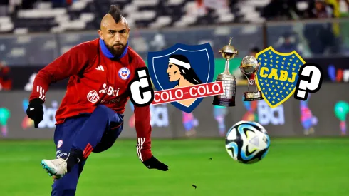 Vidal debe elegir entre jugar la Libertadores con Colo Colo o la Sudamericana con Boca.
