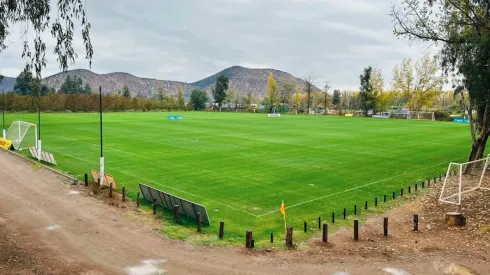 Parte del complejo que tiene el Sindicato de Futbolistas en Pirque.
