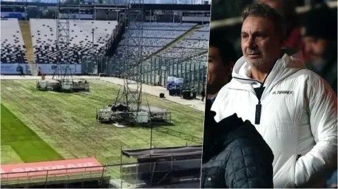 Marcelo Barticciotto le pegó a Blanco y Negro por el estado en que terminó la cancha del Monumental.
